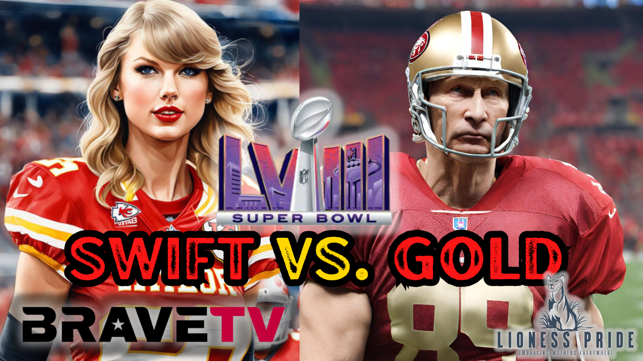 Brave TV – Feb 9, 2024 – SuperBowl LVIII – Gold vs. Swift – Tucker and Putin EXPOSE While Biden SH*TS Himself